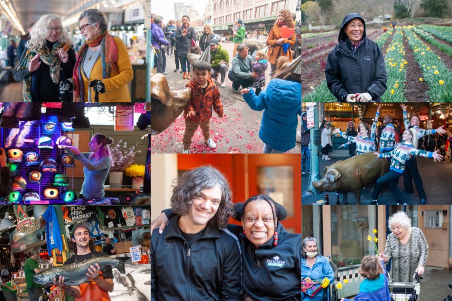 Photo of Market community members
